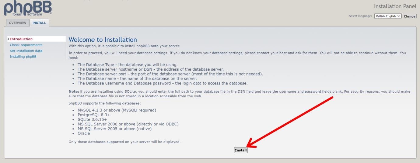 How to Start a Forum site siteSetup