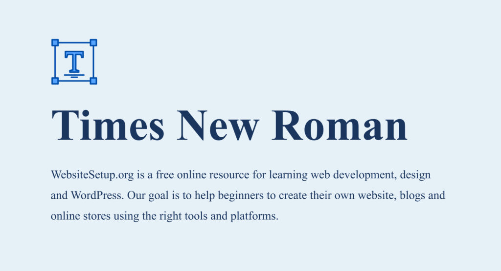 Download 15 Best Web Safe Html Css Fonts Websitesetup Org SVG Cut Files