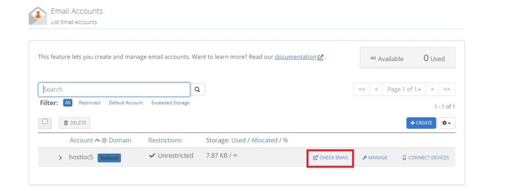 Creating custom email address accounts with your domain name