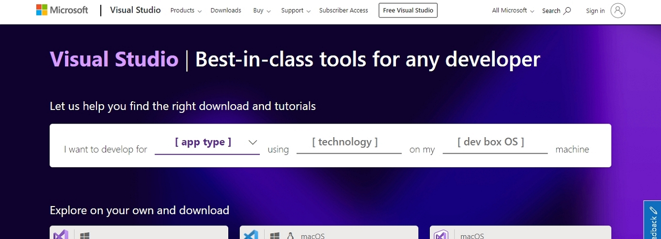 Which is the best IDE for web development? Visual Studio is certainly toward the top of the list.