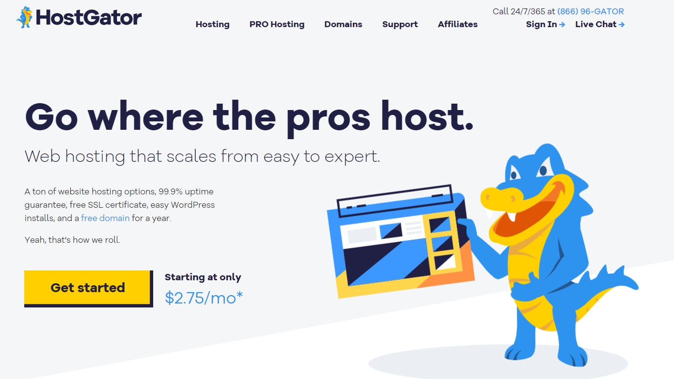 Bài đánh giá được chia sẻ trên HostGator