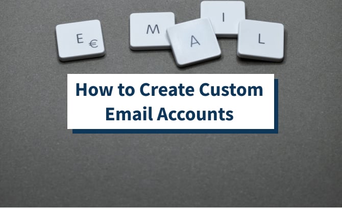 how to create email for my domain