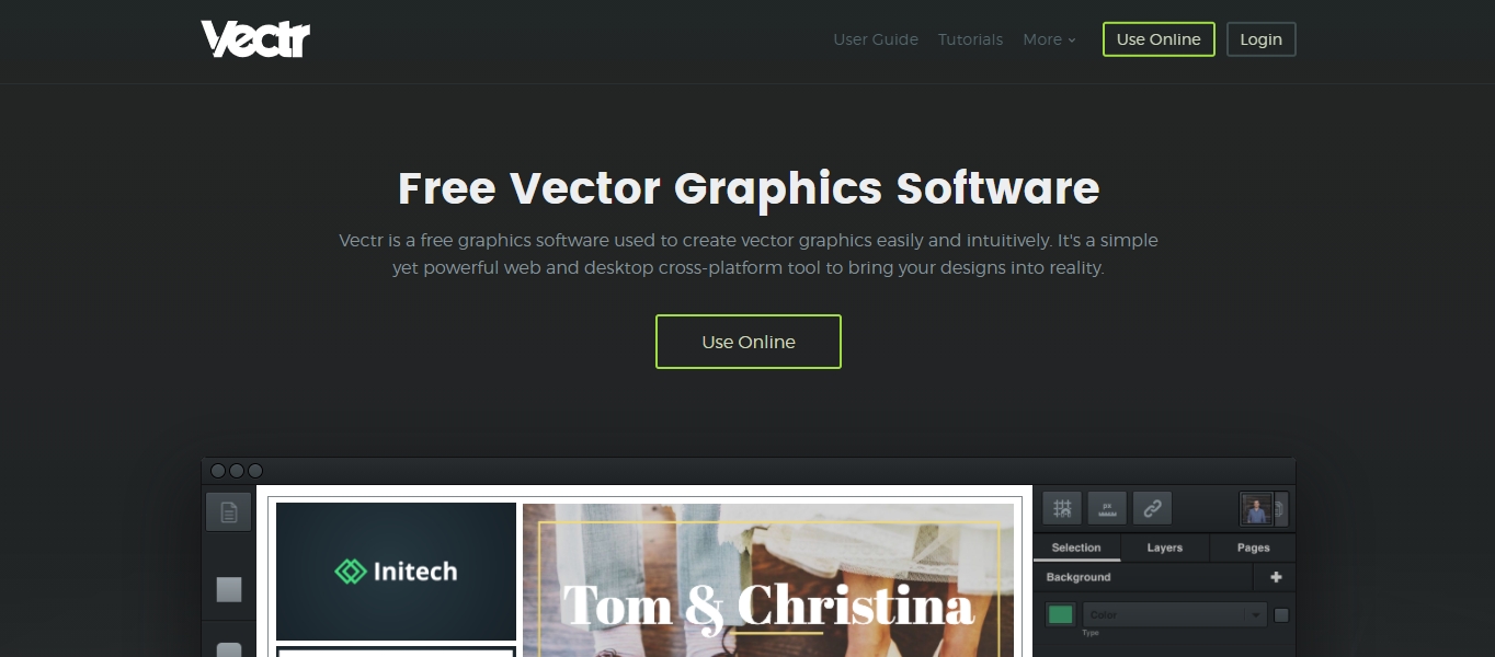 Vectr graphic design software