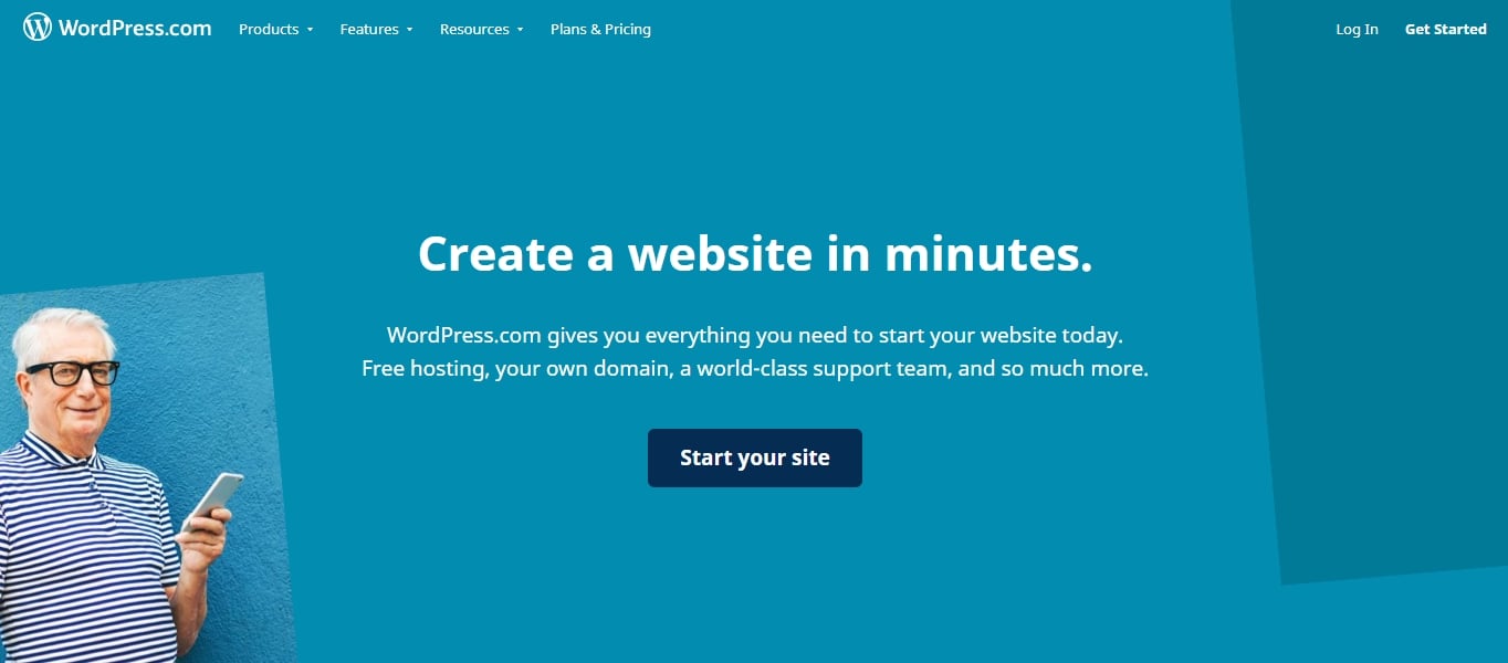 WordPress.com- Free Website Design Tools