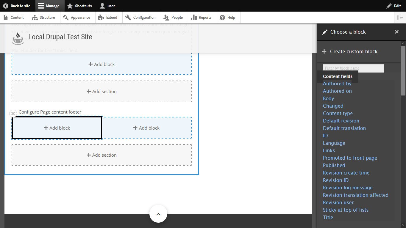 layout builder drupal 9