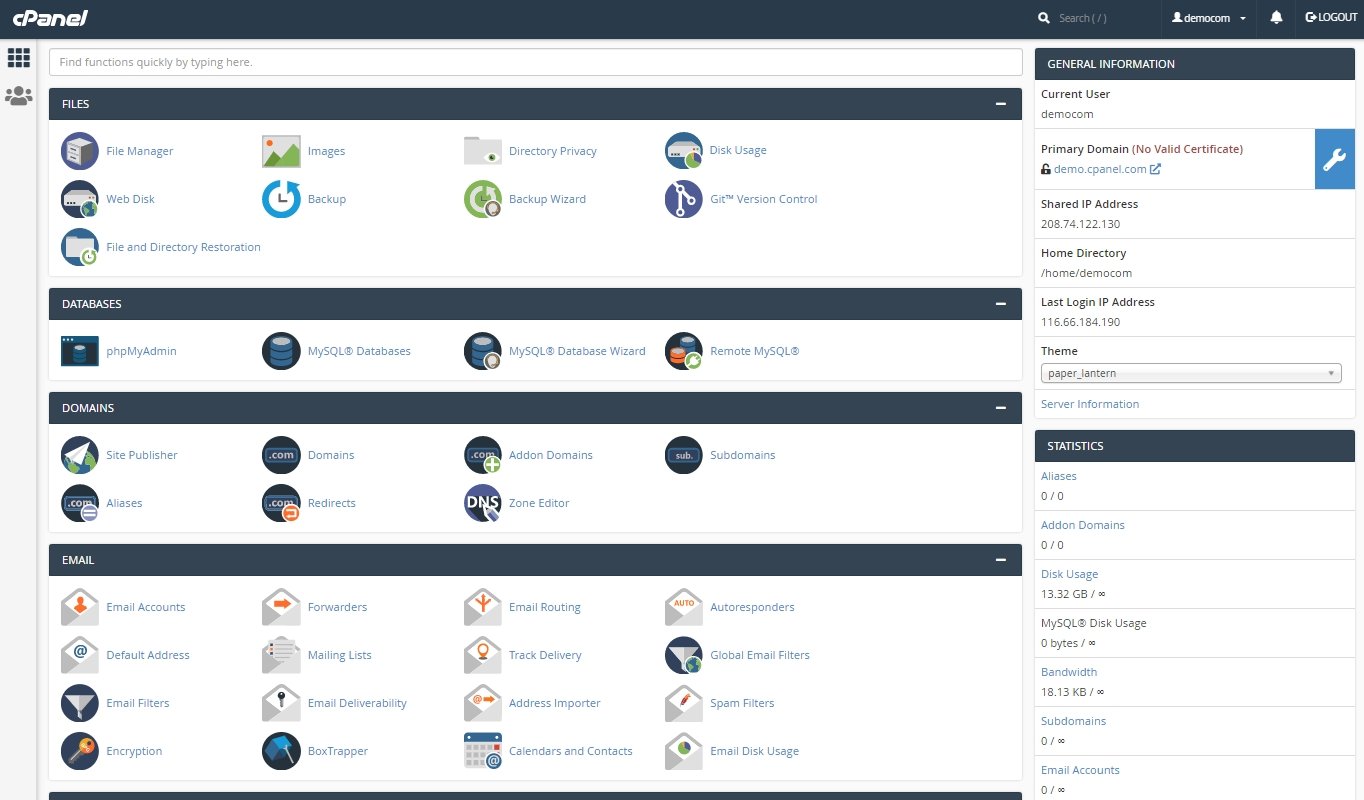 cpanel vs plesk