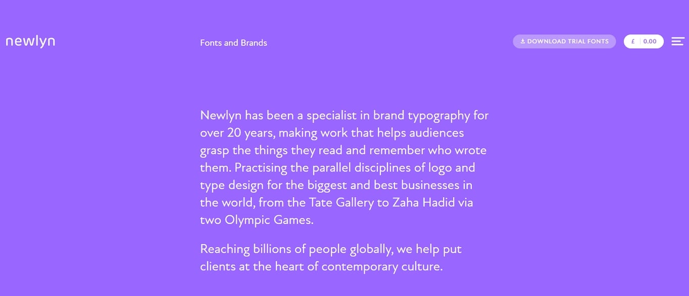 The niche website Newlyn.