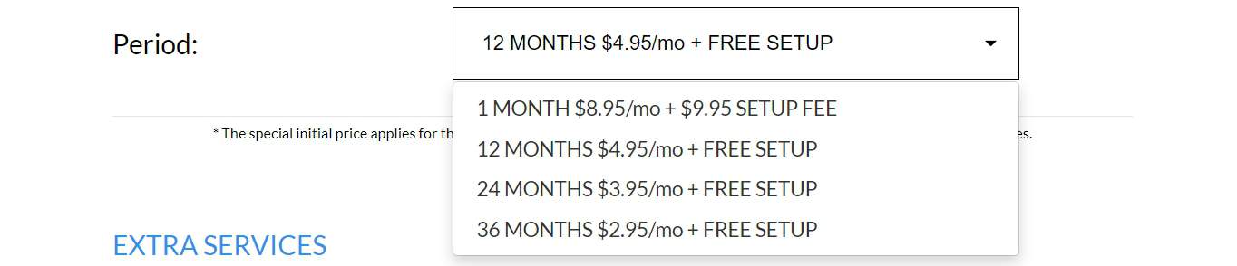 TMDHosting price breakdown