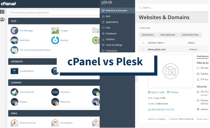 CPanel Vs Plesk Which Is Best Hosting Control Panel CPanel Vs Plesk Which Is Best Hosting Control Panel