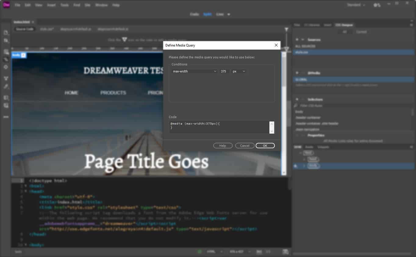 How To Use Dreamweaver To Create A Website