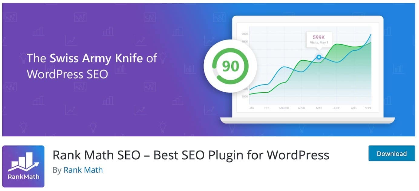 WordPress plugins for SEO: Rank Math