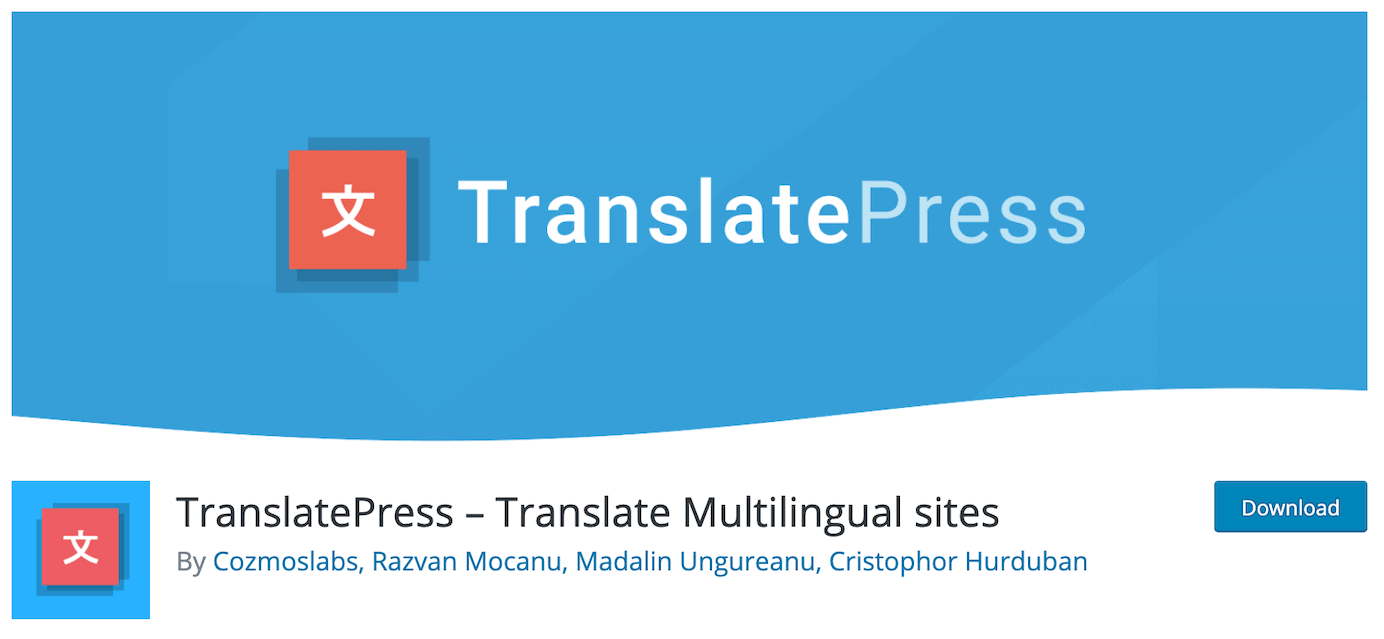 Plugins de WordPress para la traducción: TranslatePress