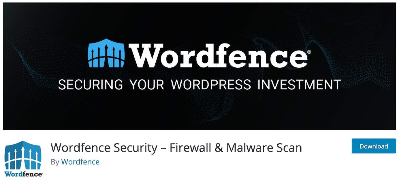 WordPress plugins for security: Wordfence