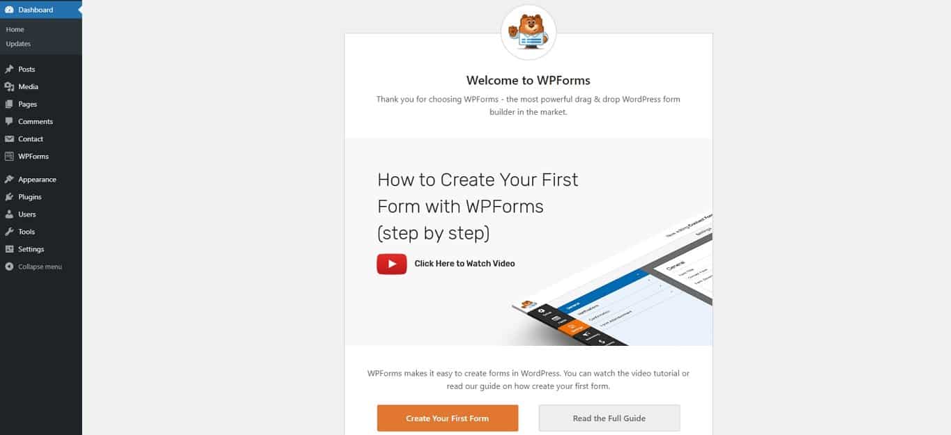 欢迎使用 WPForms