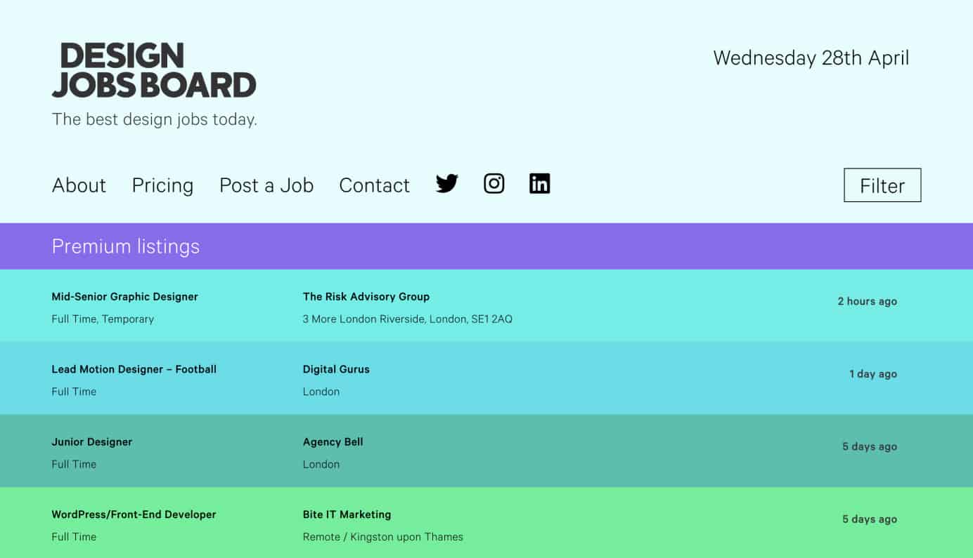 Design Jobs Board