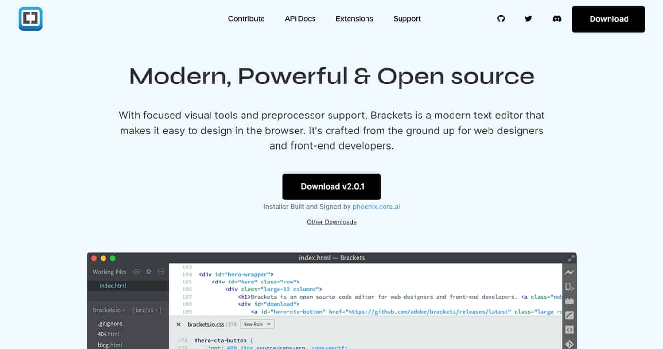 text editor for coding download html