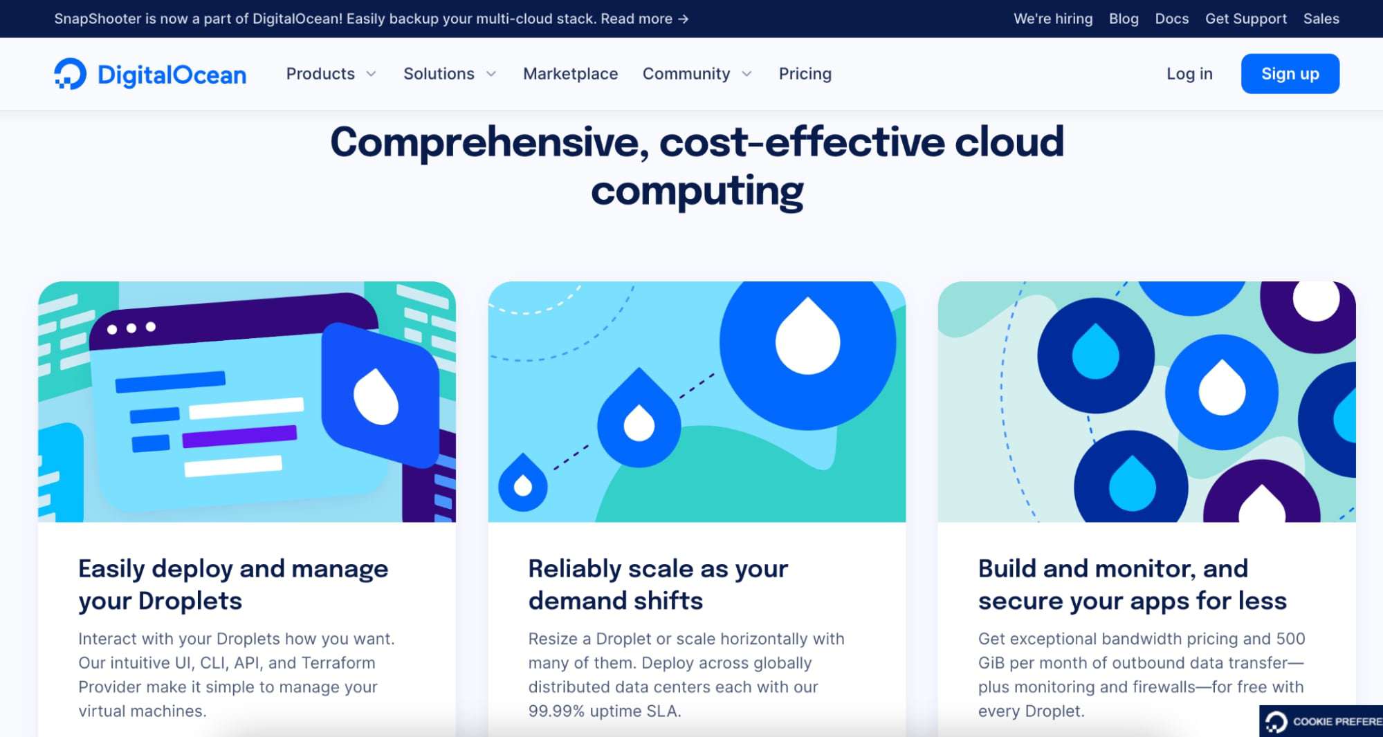 DigitalOcean’s web hosting platform is geared toward developers.