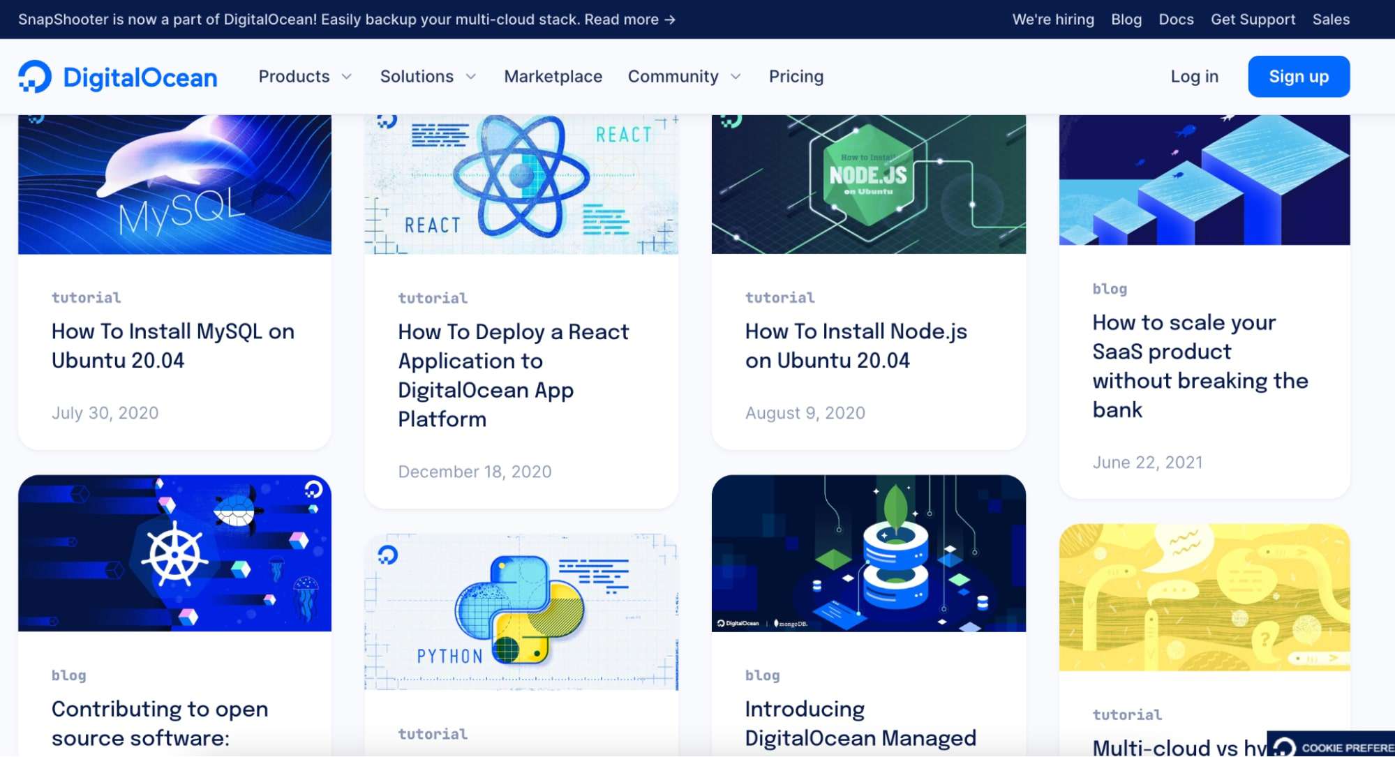 DigitalOcean’s web hosting platform has helpful resources and tutorials for developers. However, it’s not user-friendly for beginners. 