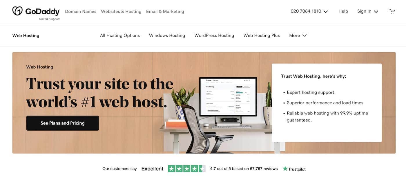 GoDaddy hosting review